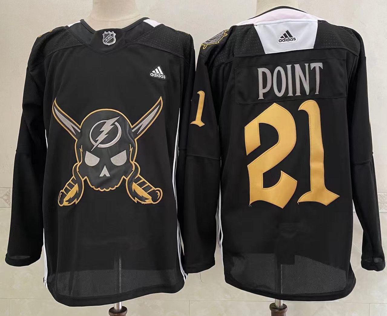 Men Tampa Bay Lightning #21 Point Black Classic Edition 2022 Adidas NHL Jersey